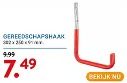 Kluswijs Gereedschapshaak aanbieding