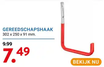 Kluswijs Gereedschapshaak aanbieding