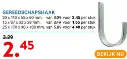 Kluswijs Gereedschapshaak aanbieding