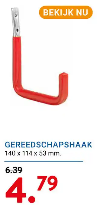 Kluswijs Gereedschapshaak aanbieding