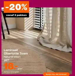 Kwantum Laminaat Charlotte Town aanbieding