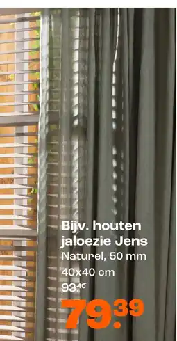 Kwantum Houten Jaloezie Jens Naturel, aanbieding