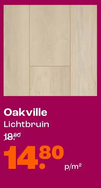 Kwantum Oakville Lichtbruin aanbieding