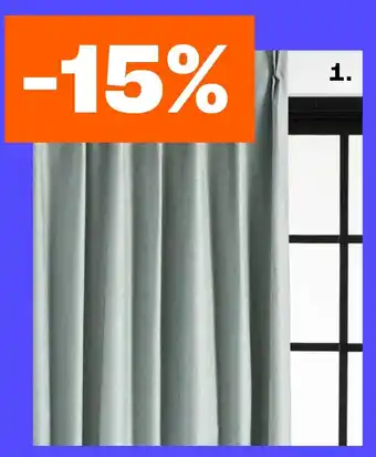 Kwantum Gordijn Vayen Groen, verduisterend aanbieding