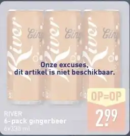 ALDI River gingerbeer aanbieding