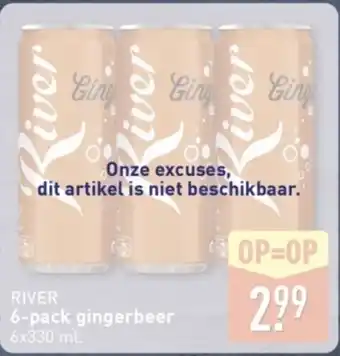 ALDI River gingerbeer aanbieding