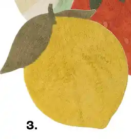 Kwantum Vloerkleed Lemon aanbieding