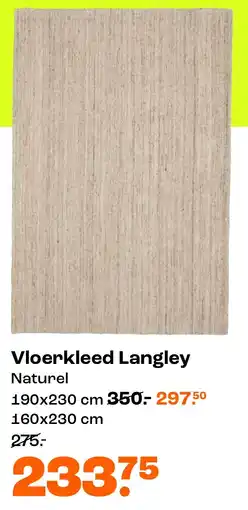 Kwantum Vloerkleed Langley aanbieding