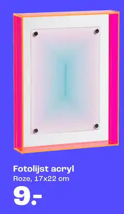 Kwantum Fotolijst acryl aanbieding