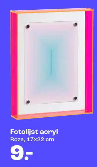 Kwantum Fotolijst acryl aanbieding