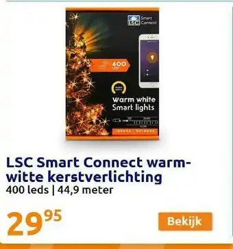 Action LSC Smart Connect Warm Witte Kerstverlichting aanbieding