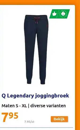 Action Q Legendary Joggingbroek aanbieding