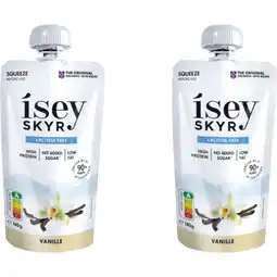 Albert Heijn Isey Skyr vanille 2-pack aanbieding