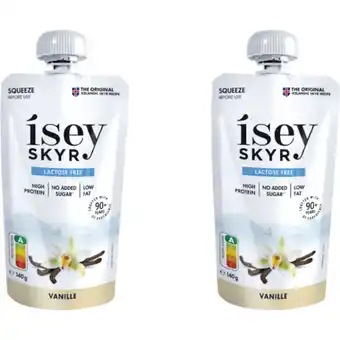 Albert Heijn Isey Skyr vanille 2-pack aanbieding