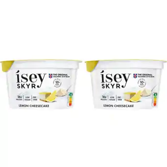 Albert Heijn Isey Skyr lemon cheesecake 2-pack aanbieding
