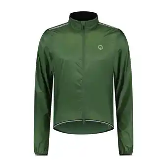 ANWB Rogelli Essential Wielren Regenjas Heren Donker Groen aanbieding
