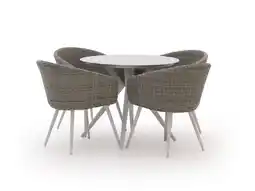 Kees Smit Manifesto Veruno/Sora ø 90cm dining tuinset 5-delig aanbieding