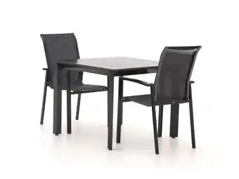 Kees Smit R&S Design Centallo/Sestino 90cm dining tuinset 3-delig stapelbaar aanbieding