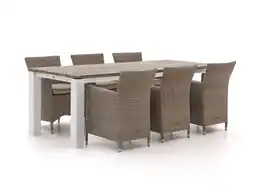 Kees Smit R&S Design Centallo/Sestino 220cm dining tuinset 7-delig stapelbaar aanbieding