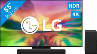 Coolblue LG 55QNED816RE (2023) + Soundbar aanbieding