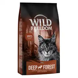 Zooplus 2kg Graanvrij Wild Freedom Kattenvoer - Adult Deep Forest - Hert aanbieding