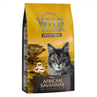 Zooplus 2kg Graanvrij Wild Freedom Kattenvoer - Afrikaanse Savanne - Diverse Smaken aanbieding