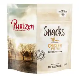 Zooplus 3 x 40 g Kip & Vis Purizon Kattenvoer aanbieding