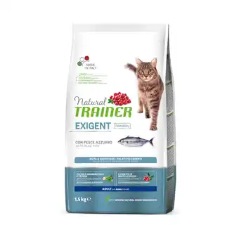 Zooplus 1,5kg met Blue Fish Exigent Adult Natural Trainer droogvoer voor katten aanbieding