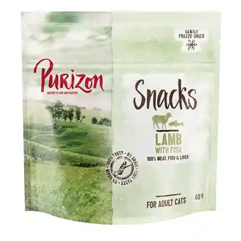 Zooplus 3 x 40 g Lam & Vis Purizon Kattenvoer aanbieding