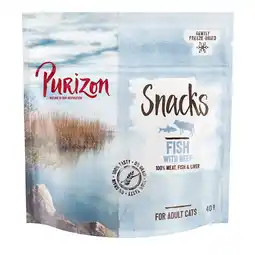 Zooplus 3 x 40 g Vis & Rund Purizon Kattenvoer aanbieding