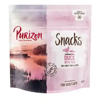 Zooplus 3 x 40 g Eend & Vis Purizon Kattenvoer aanbieding
