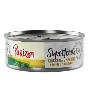 Zooplus 70 g / 85 g Purizon Pouches Superfoods: Kip met Haring, Pompoen en Granaatappel aanbieding
