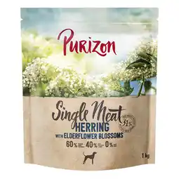 Zooplus 3 kg Purizon - Single Meat Haring met Vlierbloesem aanbieding