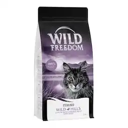 Zooplus 2kg Graanvrij Wild Freedom Kattenvoer - Adult Wild Hills Sterilised - Eend aanbieding