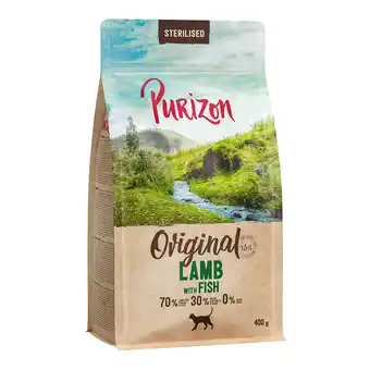Zooplus 400g Purizon Kattenvoer Sterilised Adult Lam met Vis aanbieding