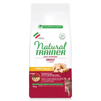 Zooplus 10 kg Natural Trainer Adult Fresh Chicken Kattenvoer Droog aanbieding
