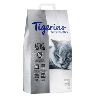 Zooplus 14kg Tigerino Kattenbakvulling - Active Carbon aanbieding
