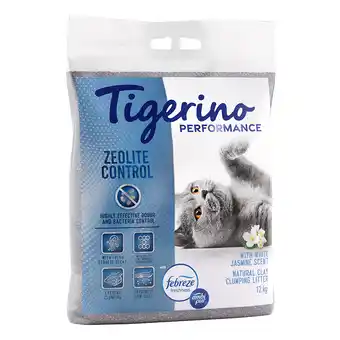 Zooplus 12kg Tigerino Kattenbakvulling - Ambi Pur Freshness Geur van Fris Wasgoed aanbieding