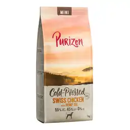 Zooplus 3 kg Purizon - Koudgeperste Mini Zwitserse Kip met Hennepolie aanbieding