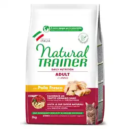 Zooplus 3kg met Verse Kip Adult Trainer Naturel droogvoer voor katten aanbieding