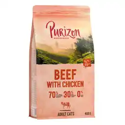 Zooplus 400g Purizon Kattenvoer Adult Rund & Kip aanbieding