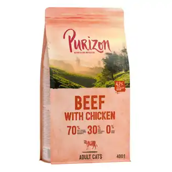 Zooplus 400g Purizon Kattenvoer Adult Rund & Kip aanbieding