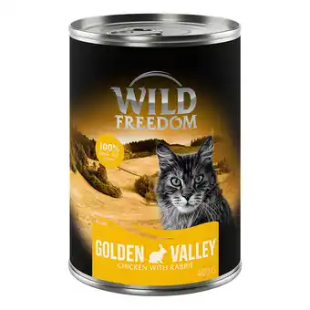 Zooplus 6 x 400 g Wild Freedom - Golden Valley - Konijn & Kalkoen aanbieding