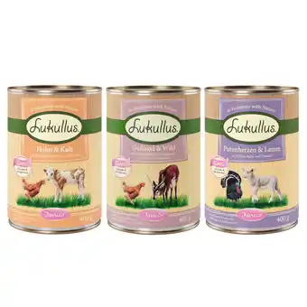 Zooplus 6 x 400 g Lukullus Organic Junior Mix 2 aanbieding