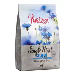 Zooplus 3 kg Purizon - Single Meat Adult Zalm met Spinazie en Korenbloembloesem - Graanvrij aanbieding