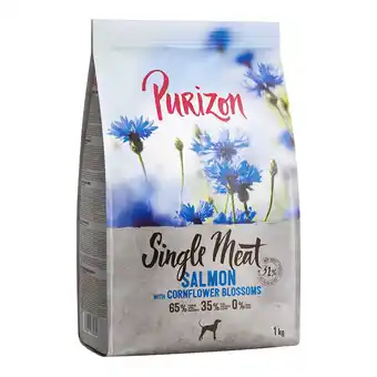 Zooplus 3 kg Purizon - Single Meat Adult Zalm met Spinazie en Korenbloembloesem - Graanvrij aanbieding