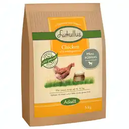 Zooplus 5 kg Lukullus Mini Natuurlijke voeding Kip met Zilvervliesrijst aanbieding