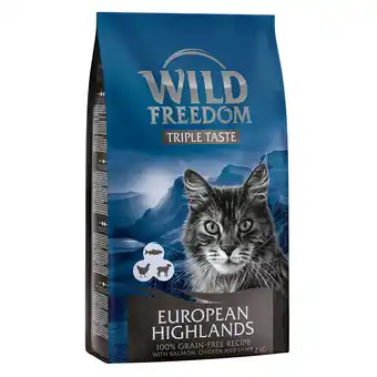 Zooplus 2kg Graanvrij Wild Freedom Kattenvoer - European Highlands aanbieding