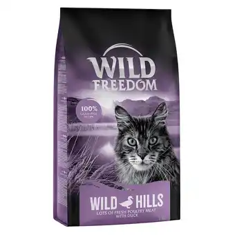 Zooplus 2kg Graanvrij Wild Freedom Kattenvoer - Adult Wild Hills - Eend aanbieding