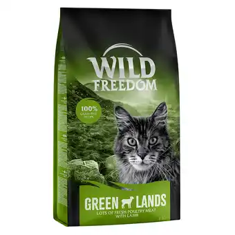 Zooplus 2kg Graanvrij Wild Freedom Kattenvoer - Adult Green Lands - Lam aanbieding